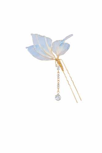 BLUE BUTTERFLY HAIRCLIP