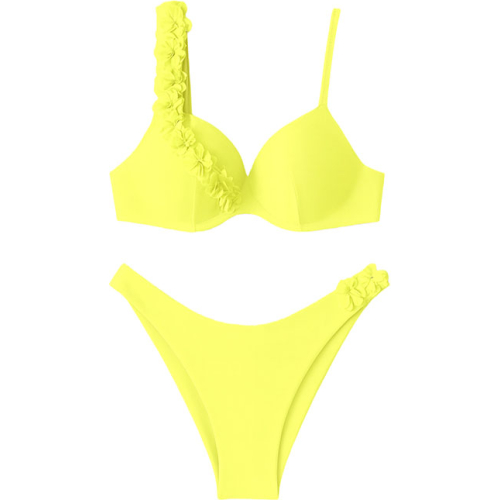 yellow bikini